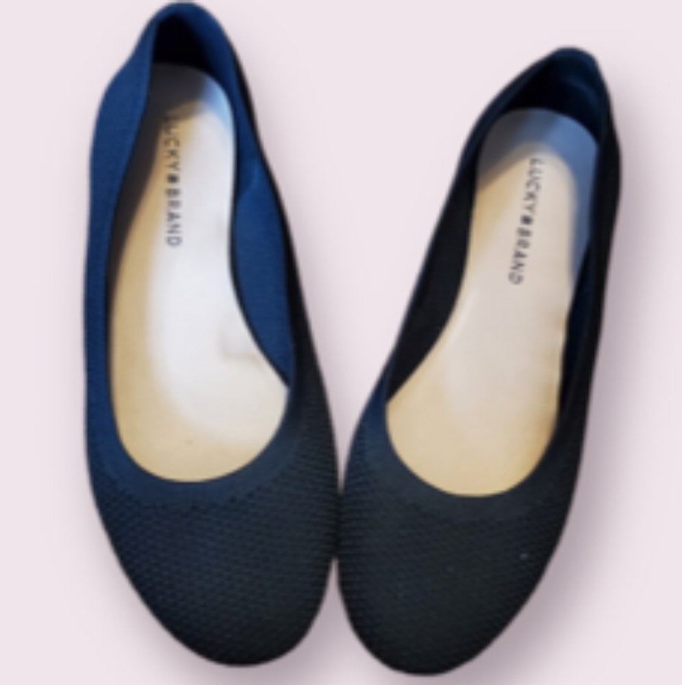 Lucky Brand black ballet slipper style